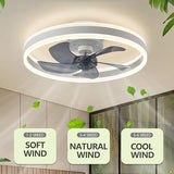Oberlicht Slimme Plafondventilator – LED Verlichting & Afstandsbediening voor Moderne Comfort