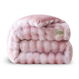 Ultra Gezellige Melk Fleece Dekbed - Lichte Pluche Dekbed voor Comfort het Hele Jaar Door