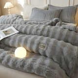 Ultra Gezellige Melk Fleece Dekbed - Lichte Pluche Dekbed voor Comfort het Hele Jaar Door