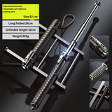 Telescopische Veiligheidsstok | Automatische Een-Klik Uitbreiding | Premium Legering Staal Constructie | Antislip Ergonomische Grip