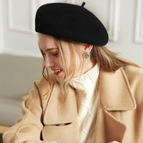 Klassieke Franse Wol Beret – Evelyne