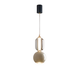 Nordic Creative Iron Glass Pendant Light – Moderne Minimalistische Elegantie