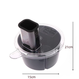 MixWerk Thermomix Snijset voor TM6 & TM5 | Groentesnijder & Kaasrasp | Snijderopzetstuk voor Radijs & Zoete Aardappelen | Accessoire met Container