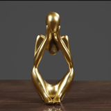 Minimalistische decoratie met abstract motief