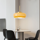 Moderne Koperen Glazen Kroonluchter – Vintage-geïnspireerd Elegante Plafondlamp