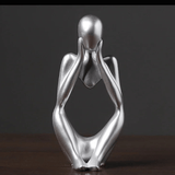 Minimalistische decoratie met abstract motief