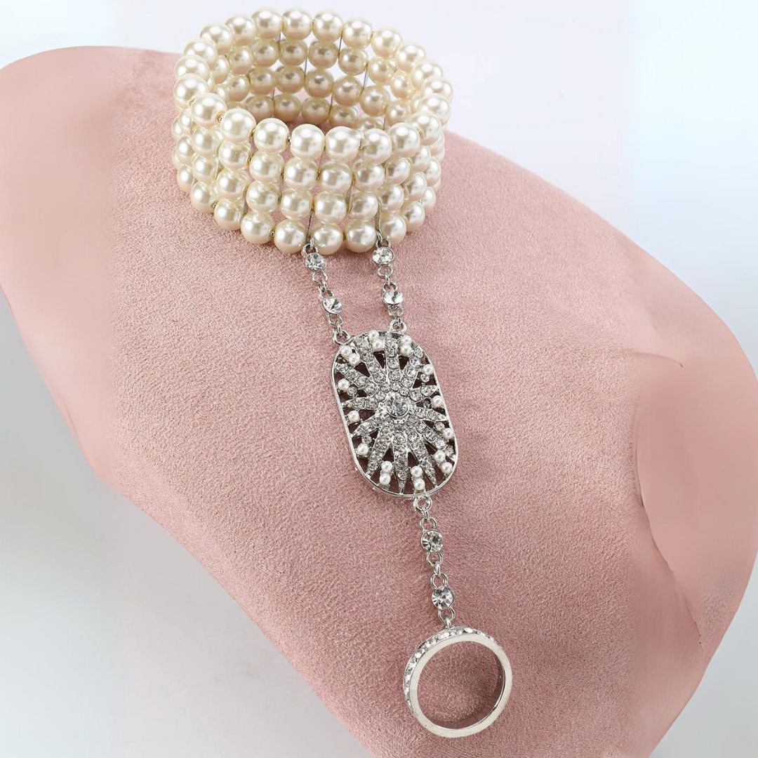 Olijf 1920er Accessoire-Set