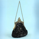 Linda Schwarze Vintage Avondtas