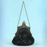 Linda Schwarze Vintage Avondtas