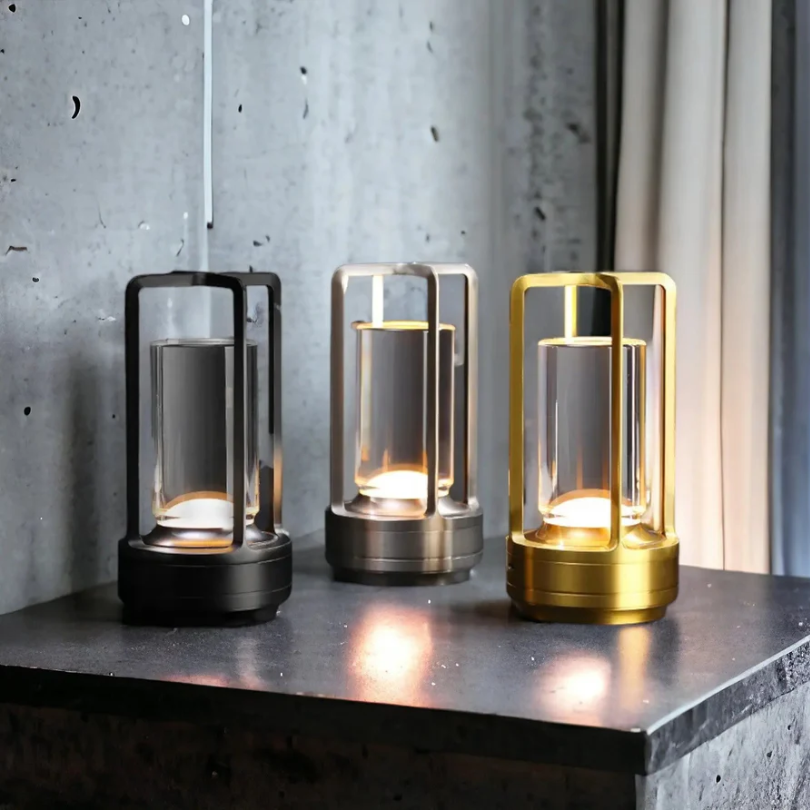 Scandinavische Draadloze LED-Tafellamp - NordicaGlow
