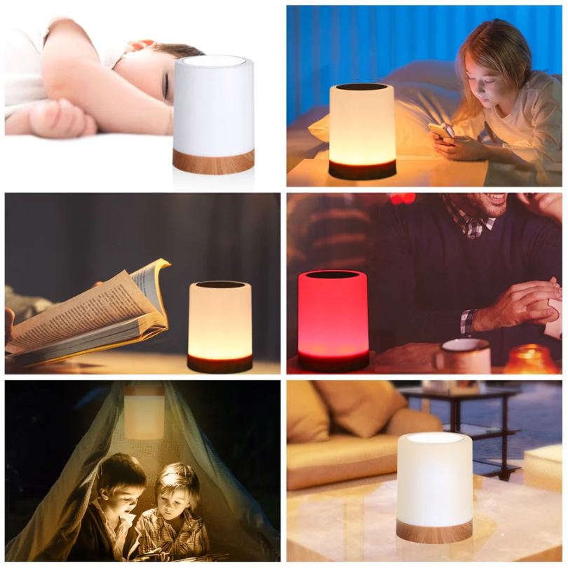 Dimbare Nachtlamp met Modern Design - LuxeTouch