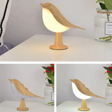 Stijlvolle LED-Vogellampe met Touch-bediening en Aromatherapie - FeatherGlow