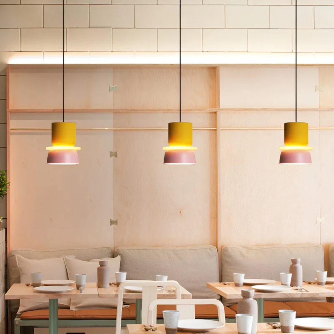 Kleurige en Trendy Macaron LED Hanglamp - VividGlow