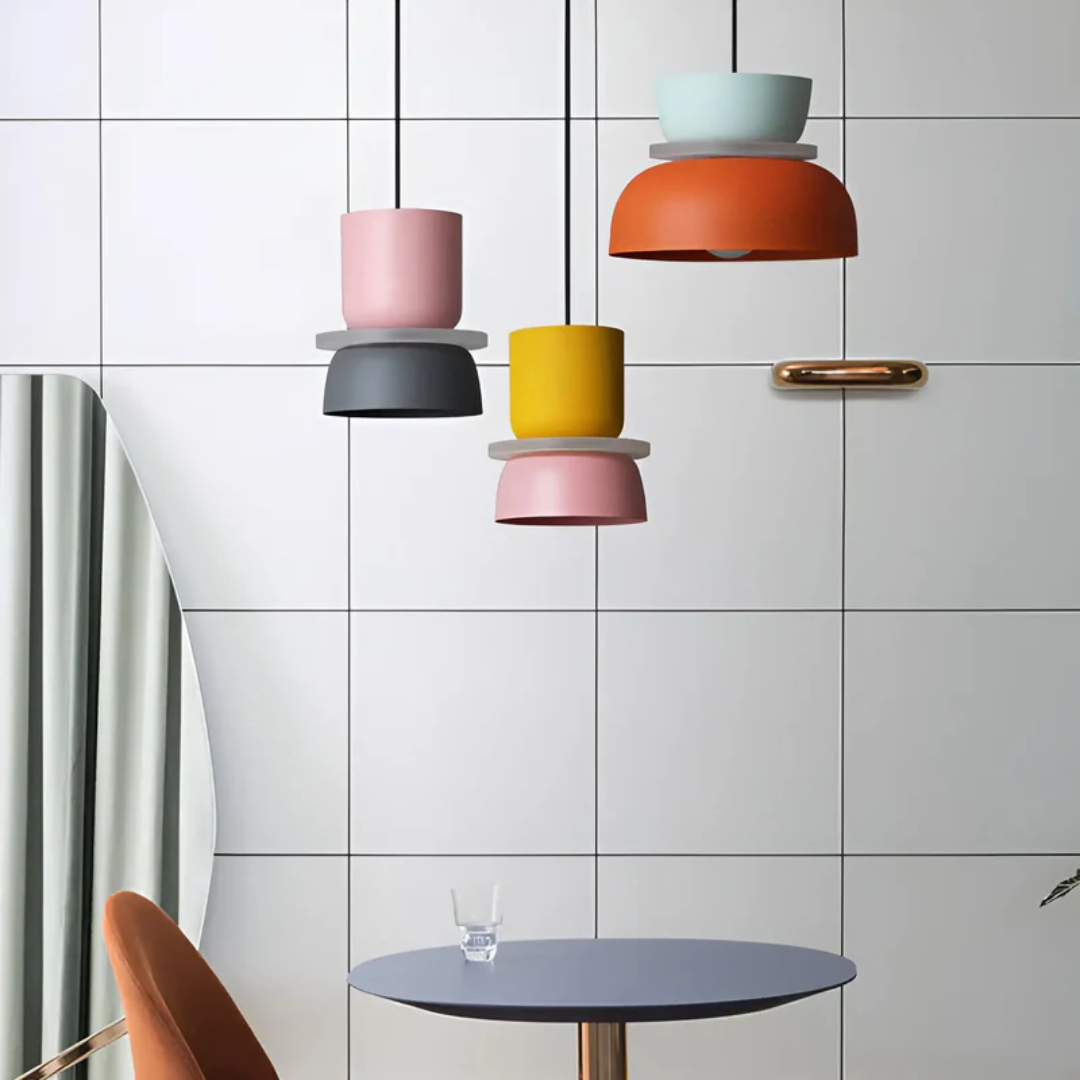 Kleurige en Trendy Macaron LED Hanglamp - VividGlow