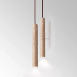 Minimalistische Travertin Wabi-Sabi Stijl LED Kroonluchter - LumoLine
