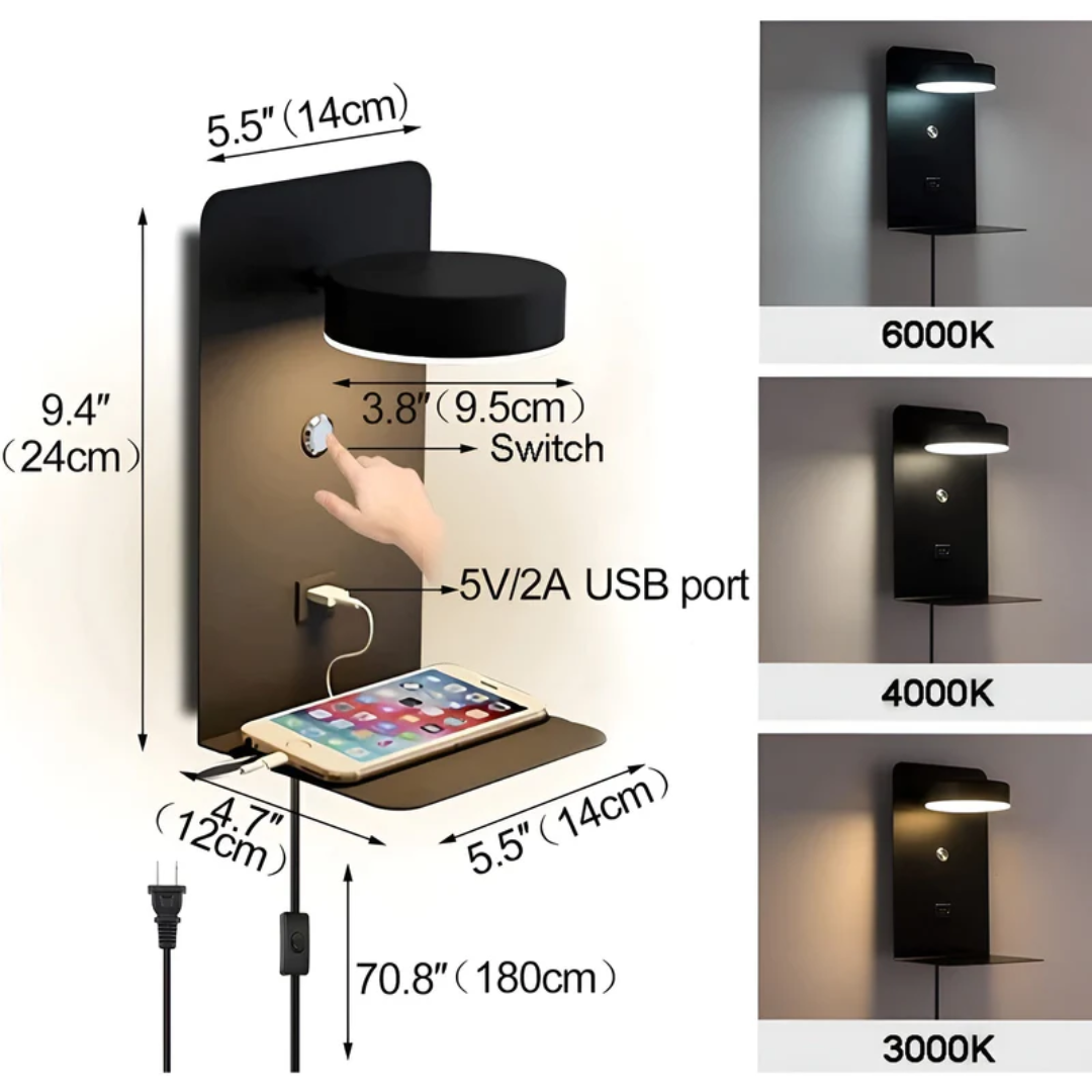 LED-Wandlamp - PowerGlow