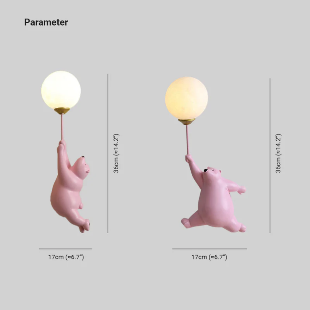 Design Beren-LED-Wandlamp - TeddyGlow