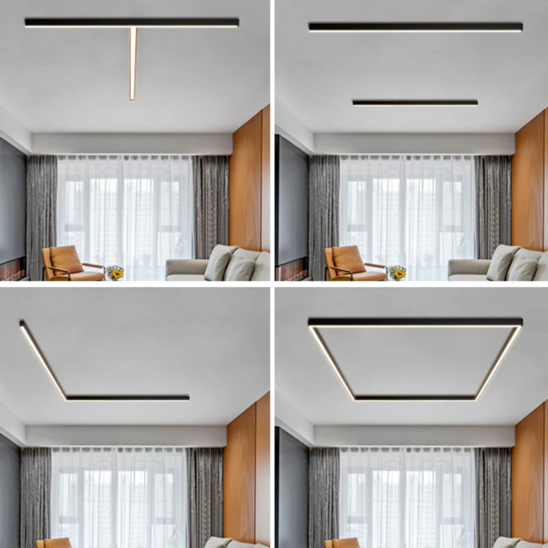 Industriële LED Plafondlamp Stratum | Robuust metaal | Energiezuinige verlichting | Geschikt voor 5-10㎡ ruimtes | Dimoptie beschikbaar | Voor woonkamer, slaapkamer, keuken | IP20 | 110-240V