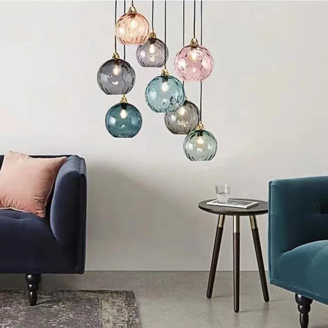 Moderne Cluster Pendelleuchte met 3 Lampen - Cascade
