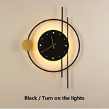 Moderne LED-Wandkloklamp - Chronos