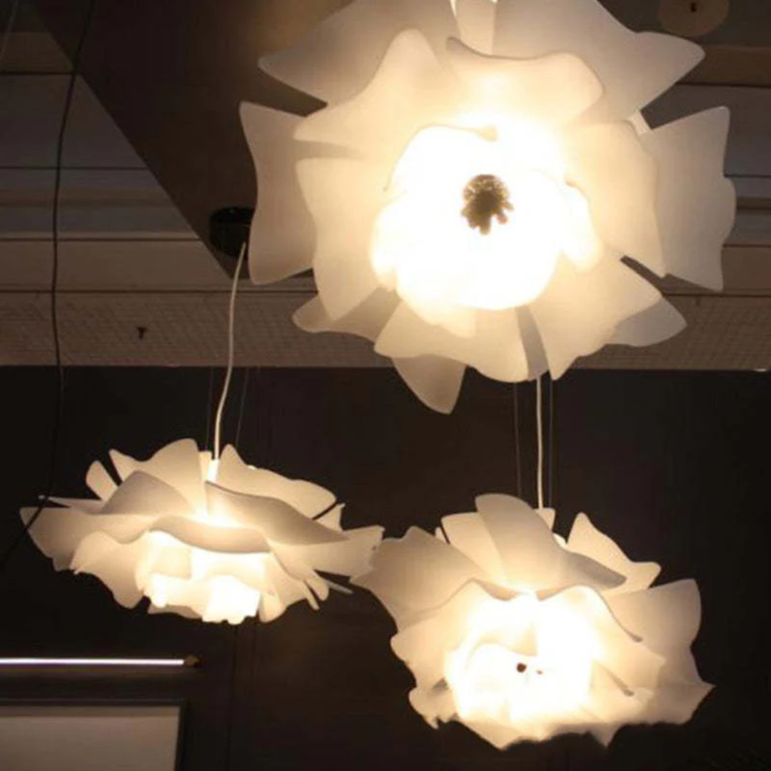Design-Hanglamp Bloem Wit Metaal - Sophia