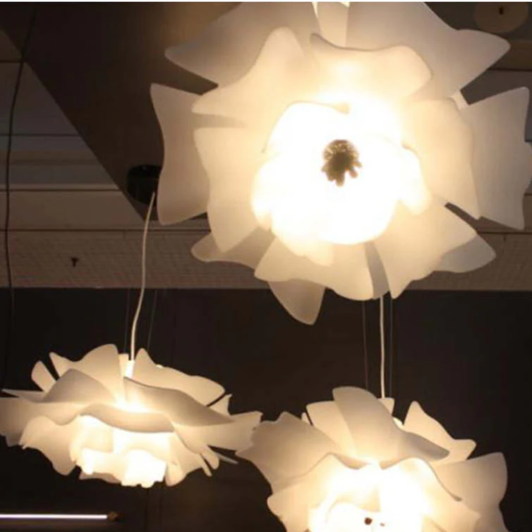 Design-Hanglamp Bloem Wit Metaal - Sophia