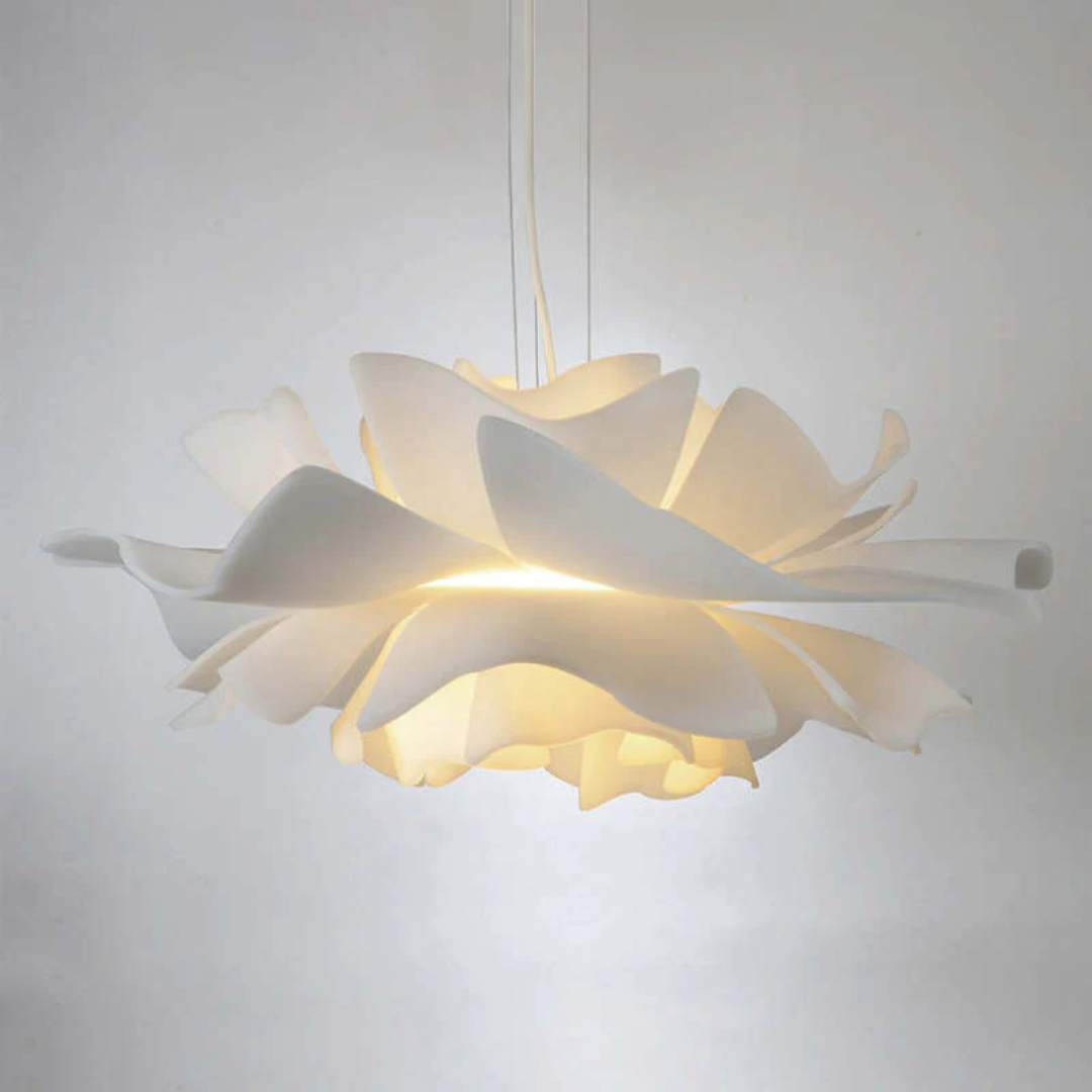 Design-Hanglamp Bloem Wit Metaal - Sophia