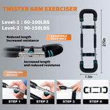 Twisterflex – Verstelbare Trainingsstok voor gerichte Spiertraining van Armen & Borst