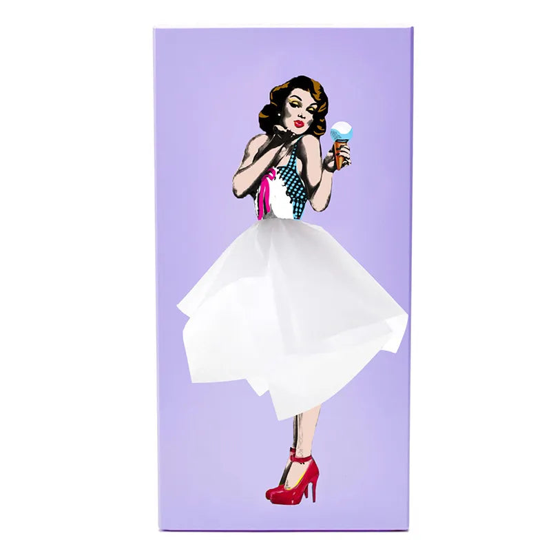 Pinova Tissuehouder | Woondecoratie | Speelse tissuebox in retro Pin-Up stijl