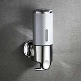 Wandzeepdispenser | Afwasmiddel dispenser set | Zwart, Zilver & Transparant | ZeepFlow