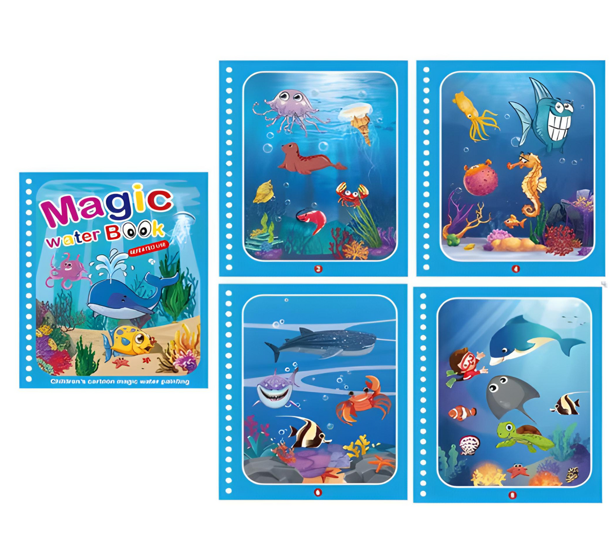 Waterverfboek Set – Magisch Verfplezier zonder Vlekken (4-delige set)