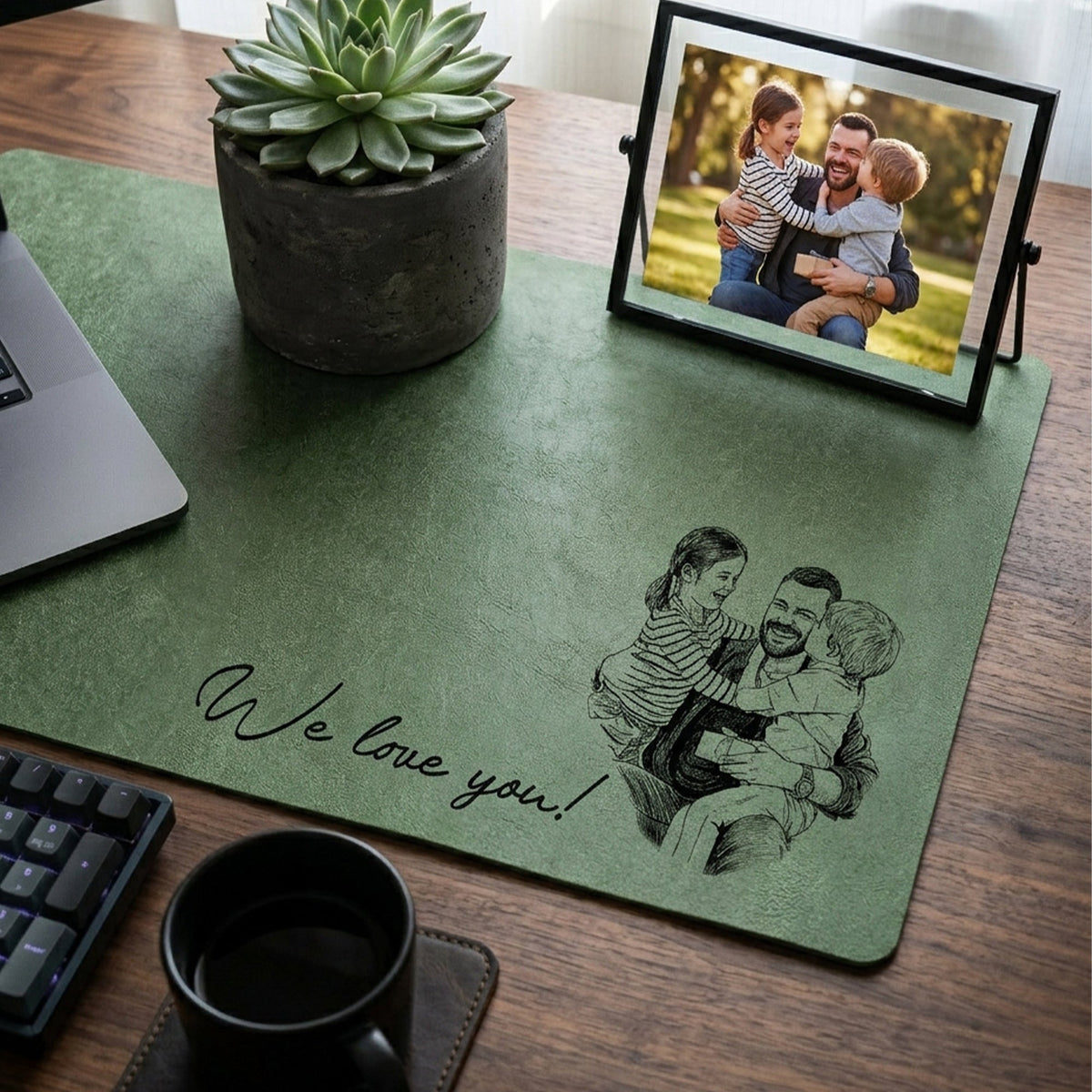 AmoroPad | Geef papa een betekenisvol cadeau dat hem elke werkdag bijblijft