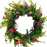 Natuurlijke Bloemenkrans met Texas Wilde Bloemen