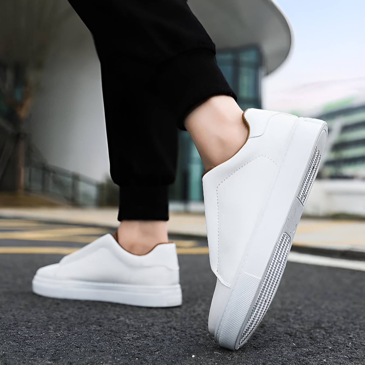 Stijlvolle Luxe Leren Sneakers