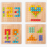 Montessori Kralen-Logikspel – Bevorder Kleurentheorie & Denkvermogen