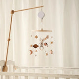 Houten Baby Mobiel – Natuurlijke Bed Mobiel voor Rustgevende Slaap en Kinderkamer Decor