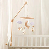 Houten Baby Mobiel – Natuurlijke Bed Mobiel voor Rustgevende Slaap en Kinderkamer Decor