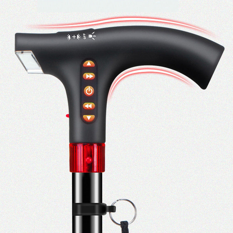 Intelligente wandelstok voor ouderen met LED-verlichting