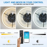 Oberlicht Slimme Plafondventilator – LED Verlichting & Afstandsbediening voor Moderne Comfort