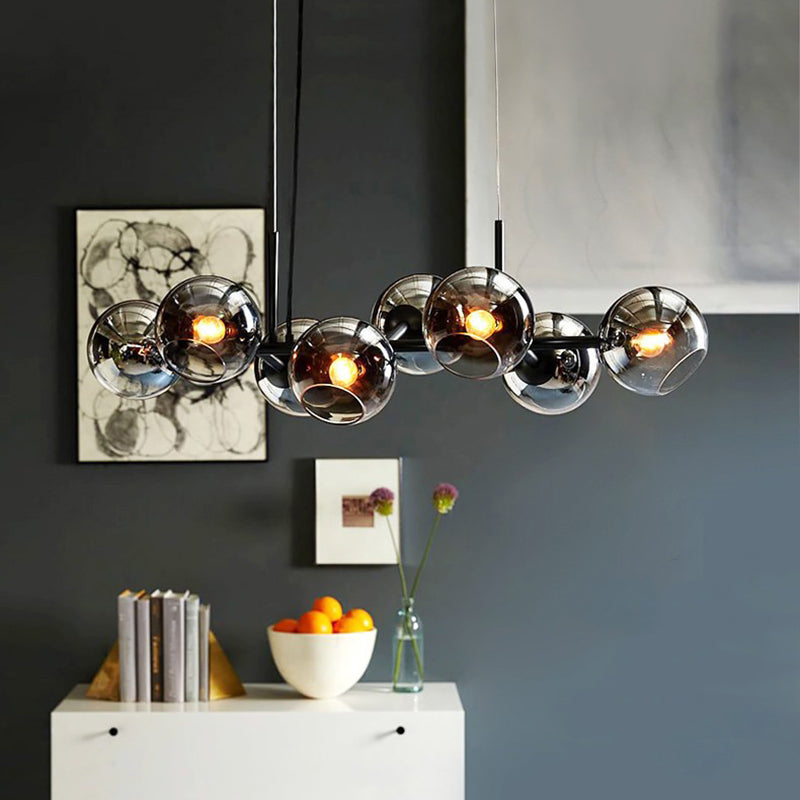 Moderne Eettafel Kroonluchter – Strakke Minimalistische LED Hanglamp