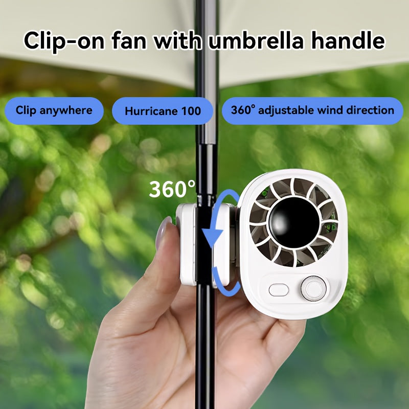 BreezeClip Mini Ventilator – Krachtige Koeling, Overal en Altijd