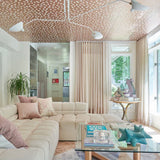 Zwarte plafondlamp met draaibare armen – modern design