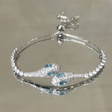 Zilveren Slangenarmband met Zirkonia – Lyra