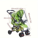 Transparante Regenhoes Kinderwagen - Voor Weerbestendige Bescherming