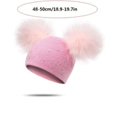 Lily Meisjes Pompon Muts - Speels en Warm voor de Wintermaanden