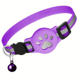 Kattenhalsband met Veiligheidsbuckle en Bel – Verstelbaar voor Katten van Verschillende Maten