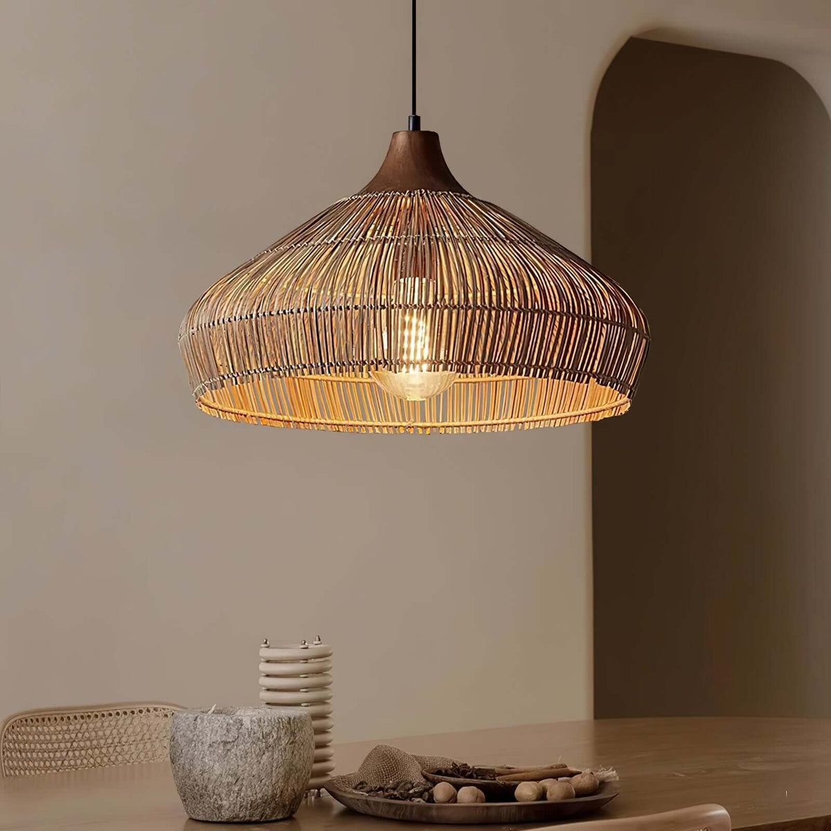 Rotan Hanglamp - Bohemian Stijl Hanglamp