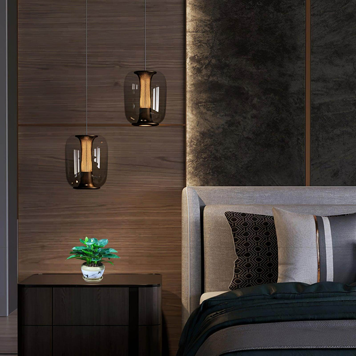 Moderne Glazen Hanglamp - Stijlvol & Sfeervol