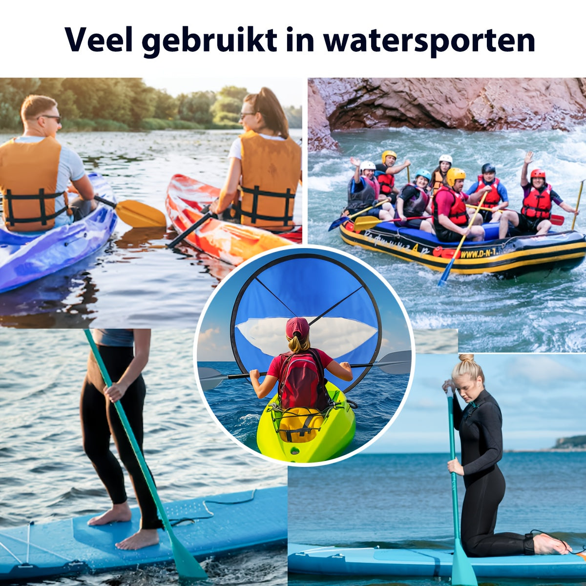 SpeedSail Opvouwbaar Kajakzeil – Efficiënt en Makkelijk in Gebruik