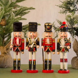 NutcrackerJoy - Houten Notenkraker soldaat figuur voor tijdloze kerst charme